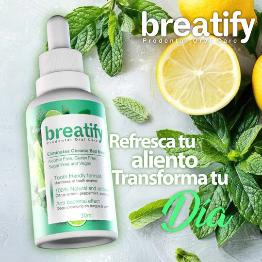 BREATIFY® Elimina el Mal Aliento de Forma Natural y Eficaz