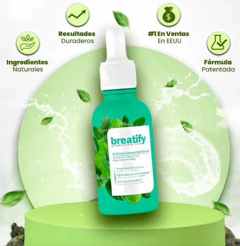 BREATIFY® Elimina el Mal Aliento de Forma Natural y Eficaz